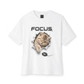Focus Kitten T-Shirt — Cute Cat Peeking Graphic Tee
